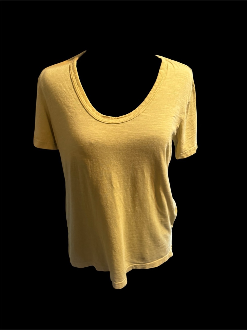 Current/Elliott Soft Butter Yellow Tee size S
